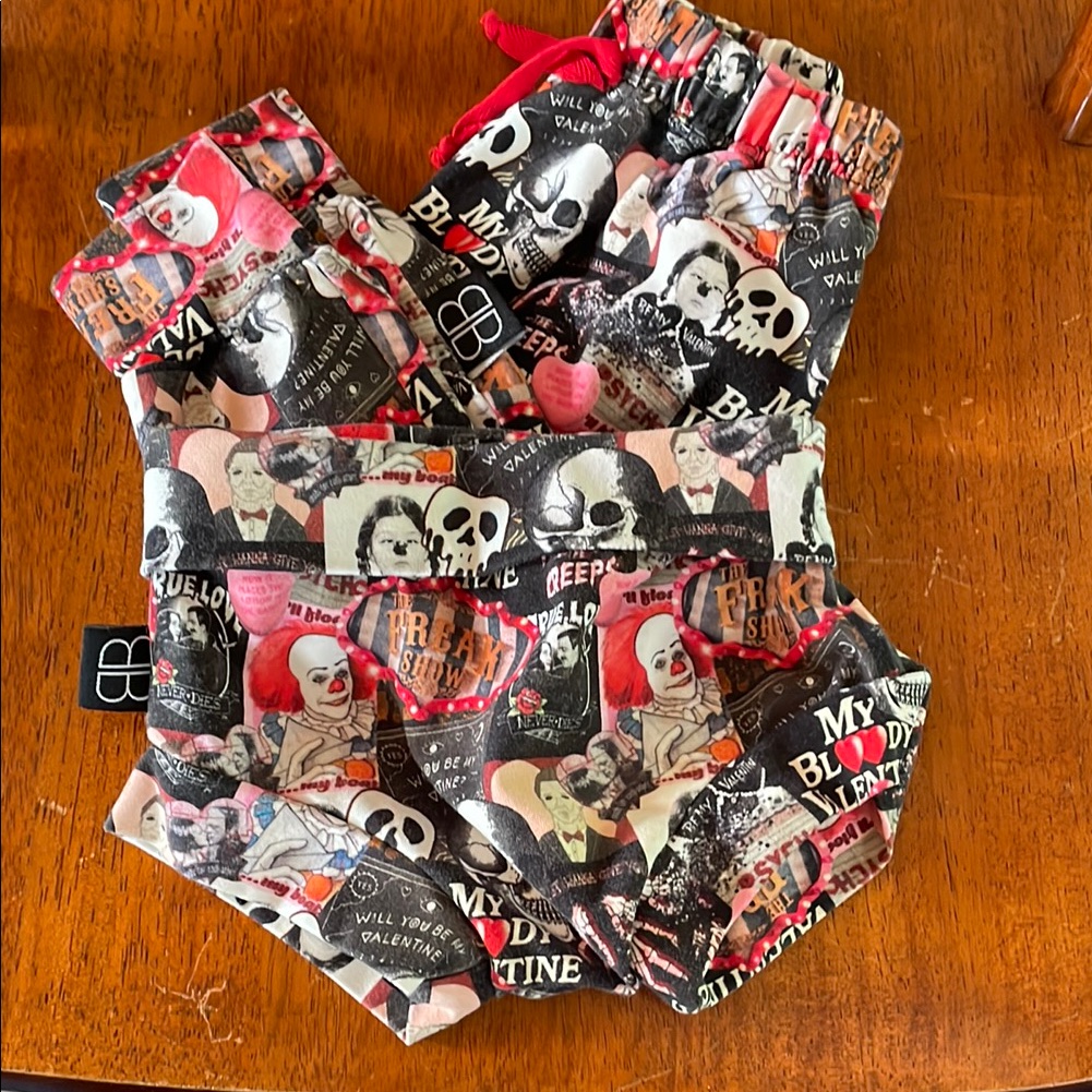 318 Baby Bums My Bloody Valentine Joggers  Underpants Halloween 1218 Mo